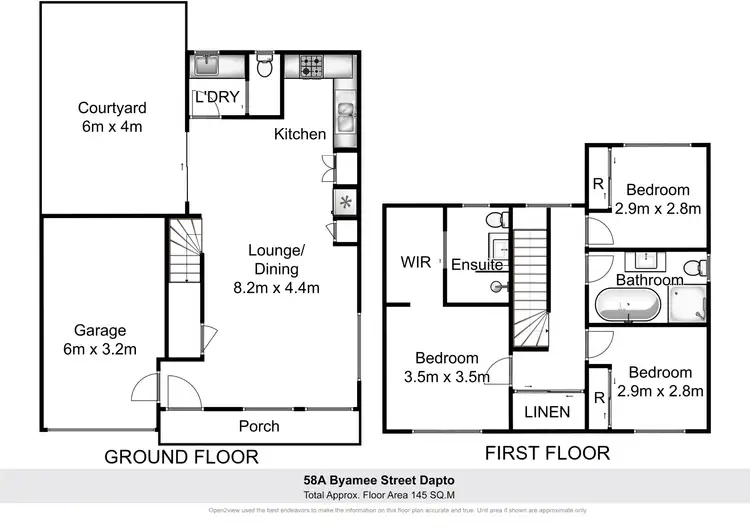 Floorplan of Homely townhouse listing, 58a Byamee Street, Dapto NSW 2530