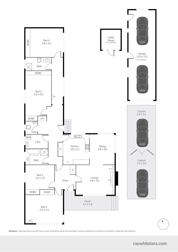 Floorplan of Homely house listing, 328 Church Street, Hamlyn Heights VIC 3215