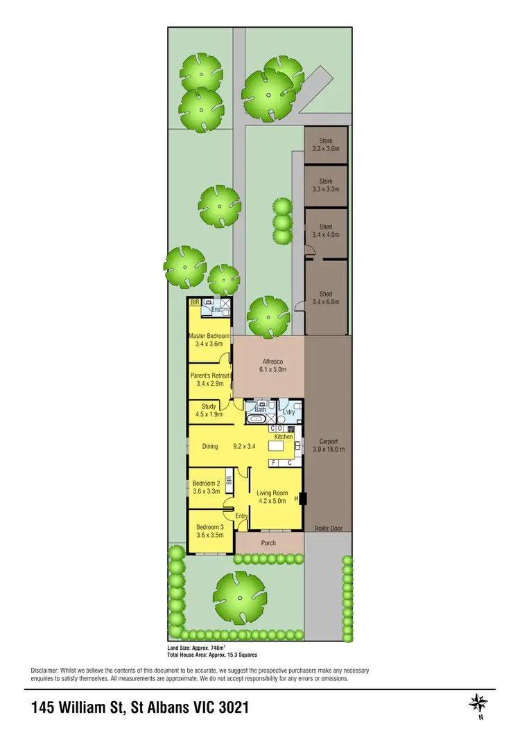 Floorplan of Homely house listing, 145 William Street, St Albans VIC 3021