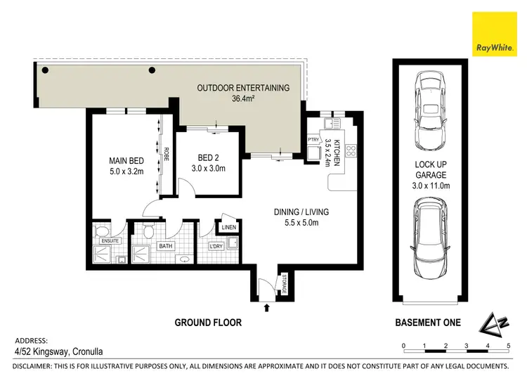 Floorplan of Homely apartment listing, 4/52 The Kingsway, Cronulla NSW 2230