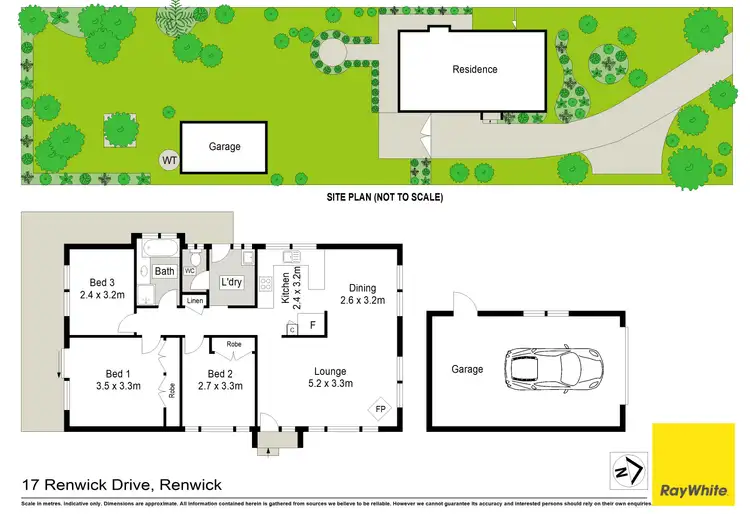 Floorplan of Homely house listing, 17 Renwick Drive, Renwick NSW 2575
