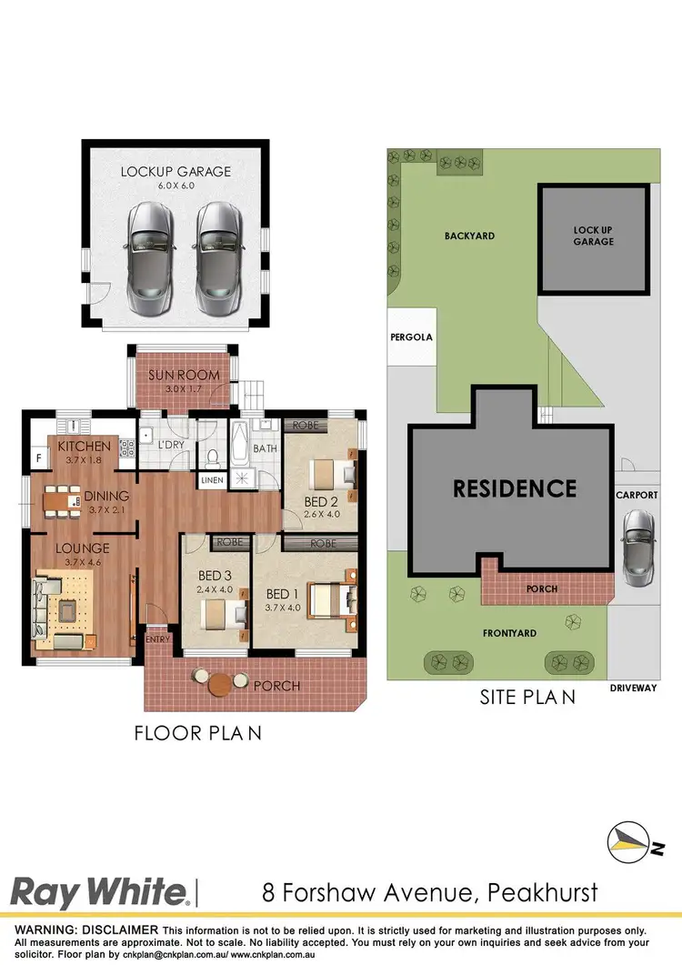 Floorplan of Homely house listing, 8 Forshaw Avenue, Peakhurst NSW 2210