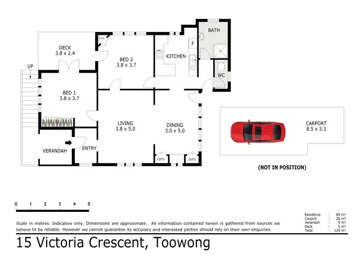 Floorplan of Homely house listing, 15 Victoria Crescent, Toowong QLD 4066