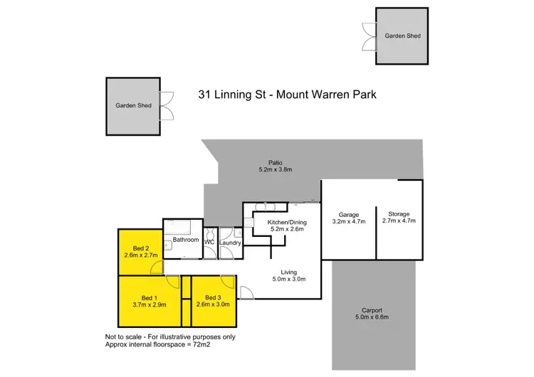 Floorplan of Homely house listing, 31 Linning Street, Mount Warren Park QLD 4207