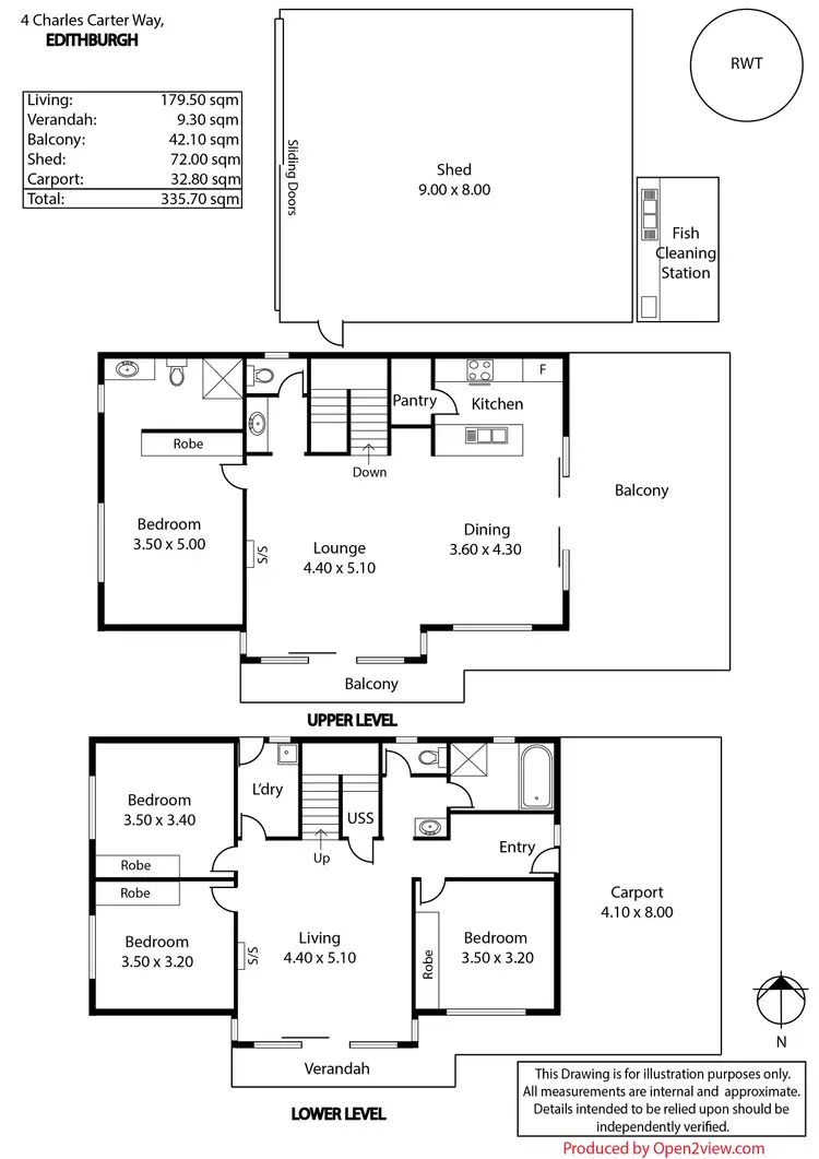 Floorplan of Homely house listing, 4 Charles Carter Way, Edithburgh SA 5583