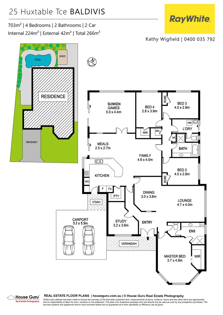 Floorplan of Homely house listing, 25 Huxtable Terrace, Baldivis WA 6171