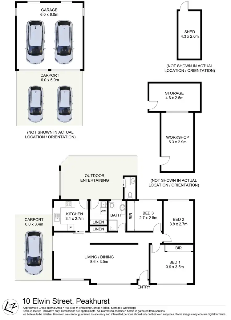 Floorplan of Homely house listing, 10 Elwin Street, Peakhurst NSW 2210