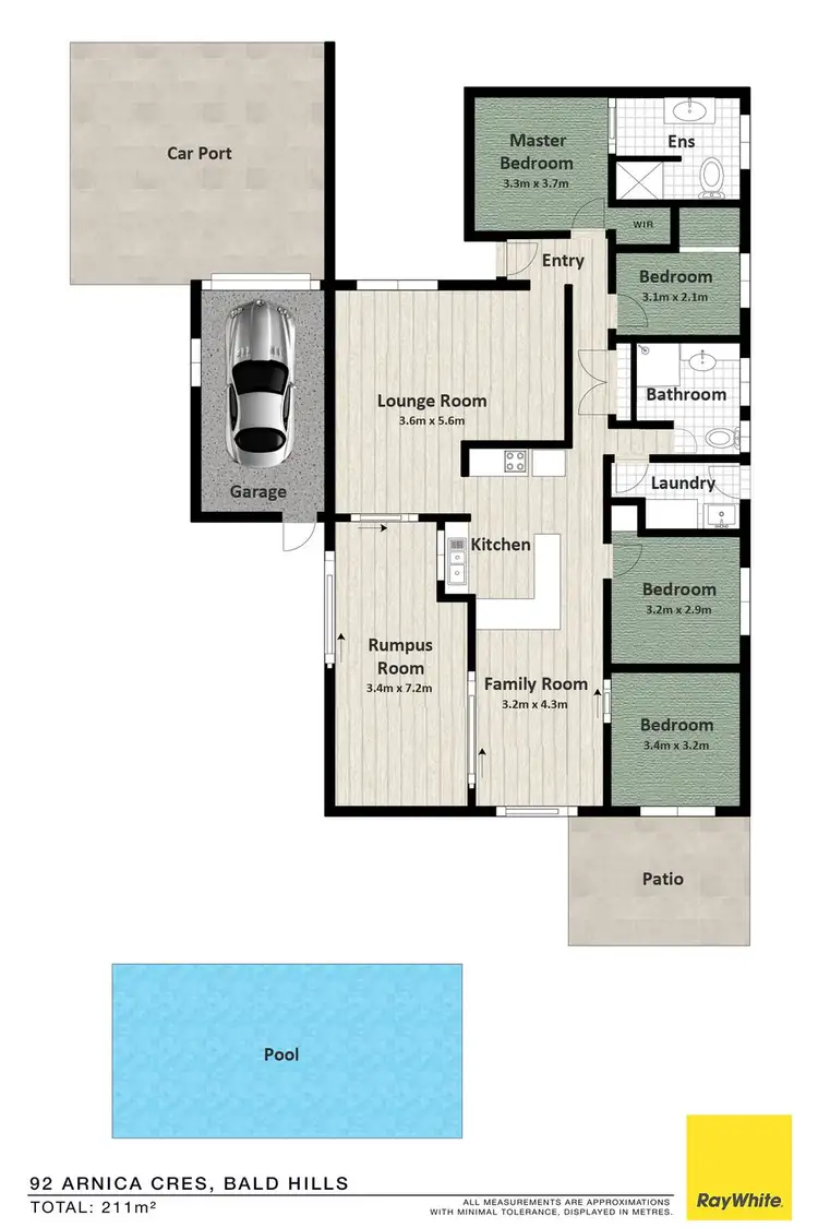 Floorplan of Homely house listing, 92 Arnica Crescent, Bald Hills QLD 4036