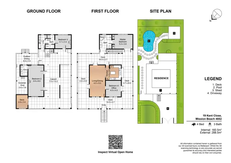 Floorplan of Homely house listing, 19 Kent Close, Mission Beach QLD 4852