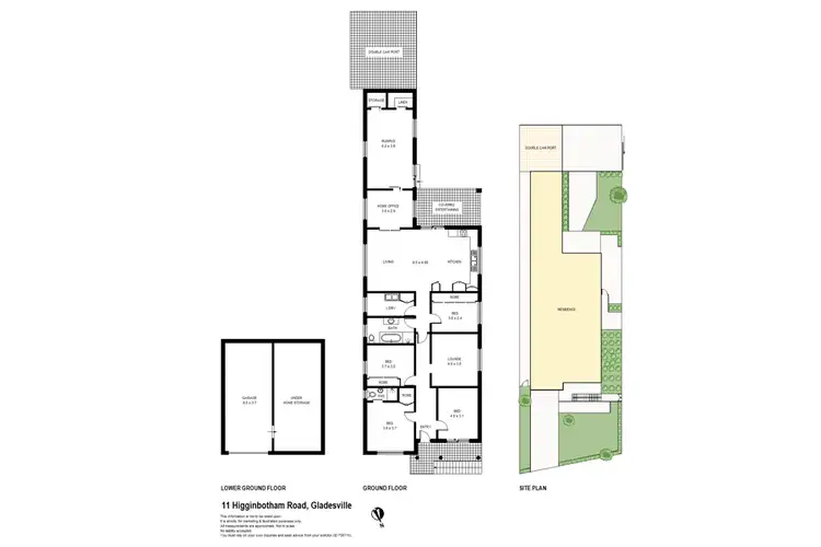 Floorplan of Homely house listing, 11 Higginbotham Road, Gladesville NSW 2111