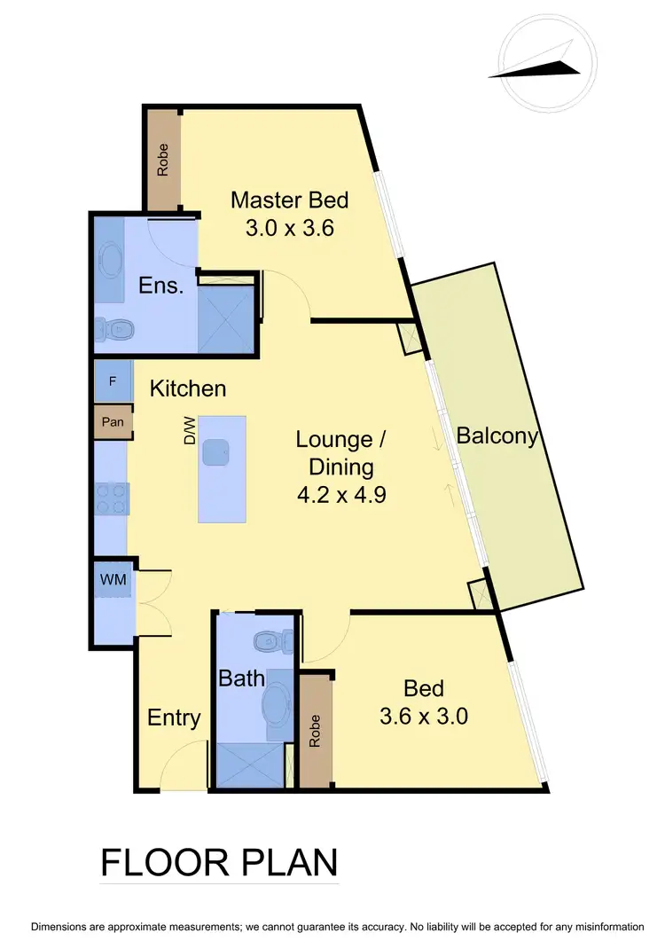 Floorplan of Homely apartment listing, 201/139 Burwood Highway, Burwood VIC 3125