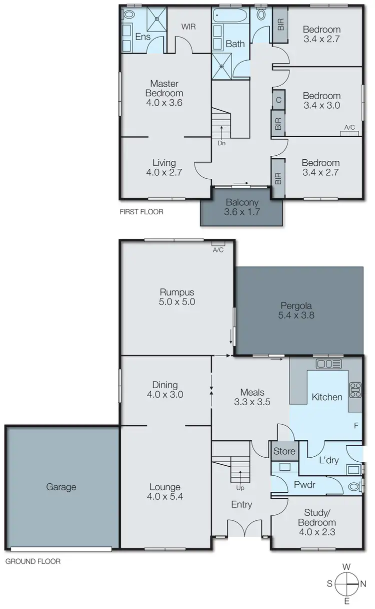 Floorplan of Homely house listing, 4 Mowbray Drive, Wantirna South VIC 3152