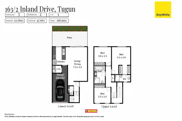 Floorplan of Homely townhouse listing, 163/2 Inland Drive, Tugun QLD 4224