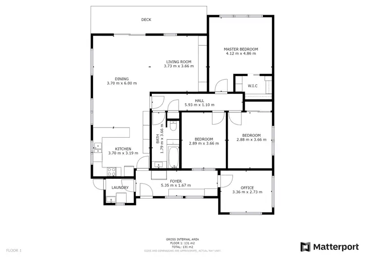 Floorplan of Homely house listing, 49B Gray Street, Swan Hill VIC 3585