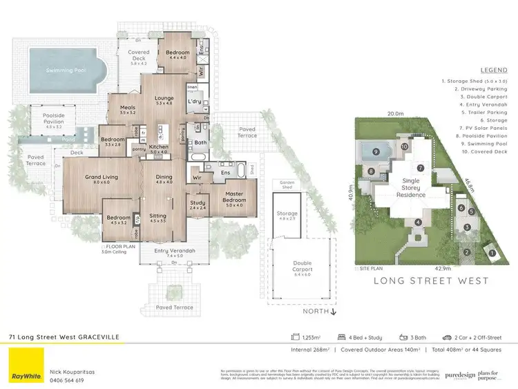 Floorplan of Homely house listing, 71 Long Street West, Graceville QLD 4075