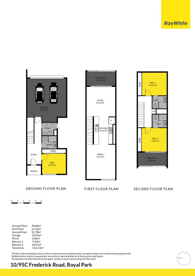Floorplan of Homely townhouse listing, 10/95C Frederick Road, Royal Park SA 5014