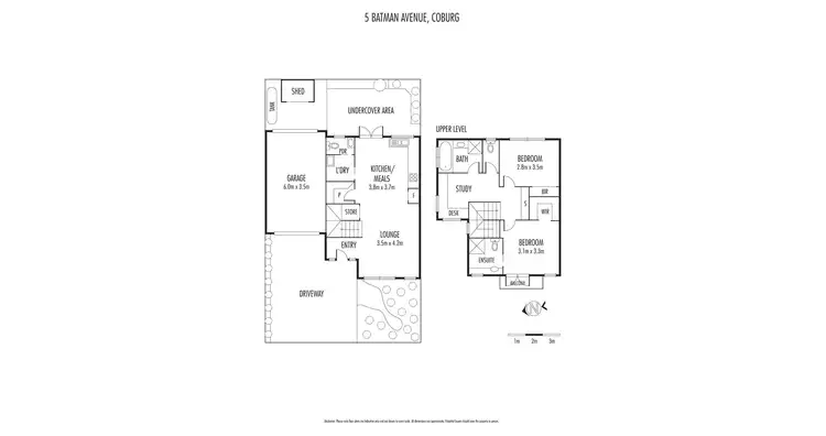 Floorplan of Homely townhouse listing, 5 Batman Avenue, Coburg VIC 3058