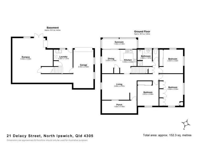 Floorplan of Homely house listing, 21 Delacy Street, North Ipswich QLD 4305