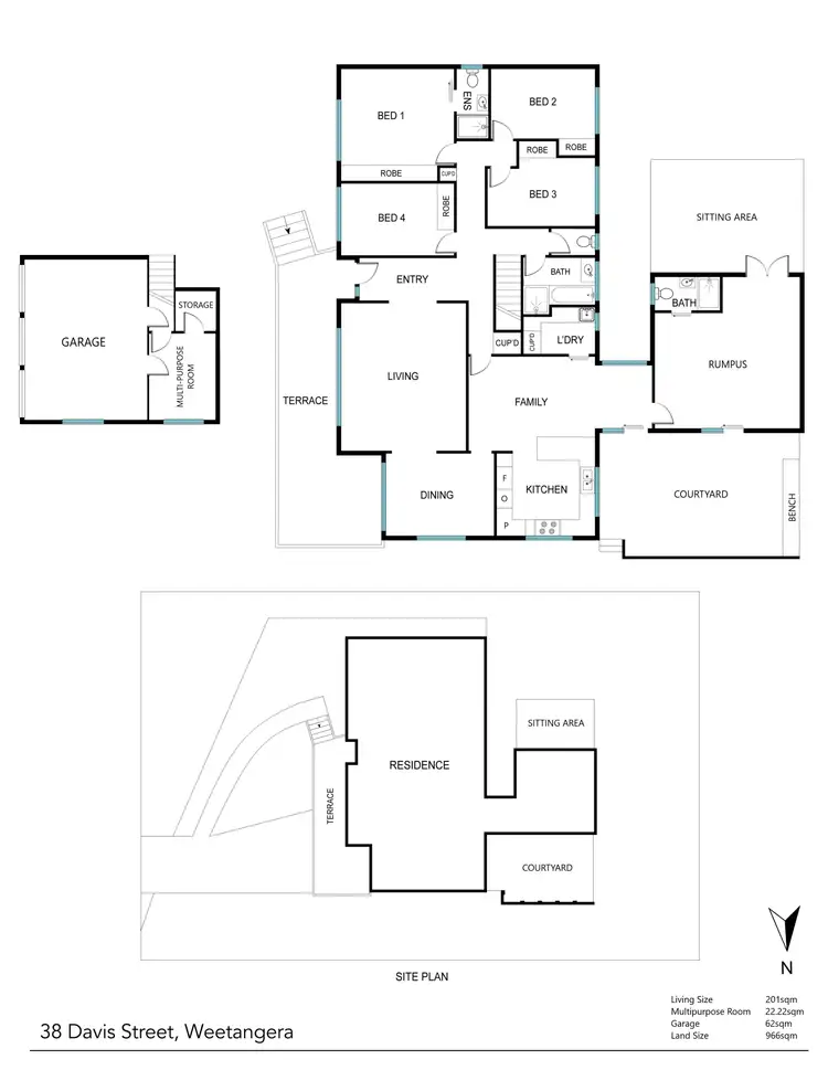 Floorplan of Homely house listing, 38 Davis Street, Weetangera ACT 2614