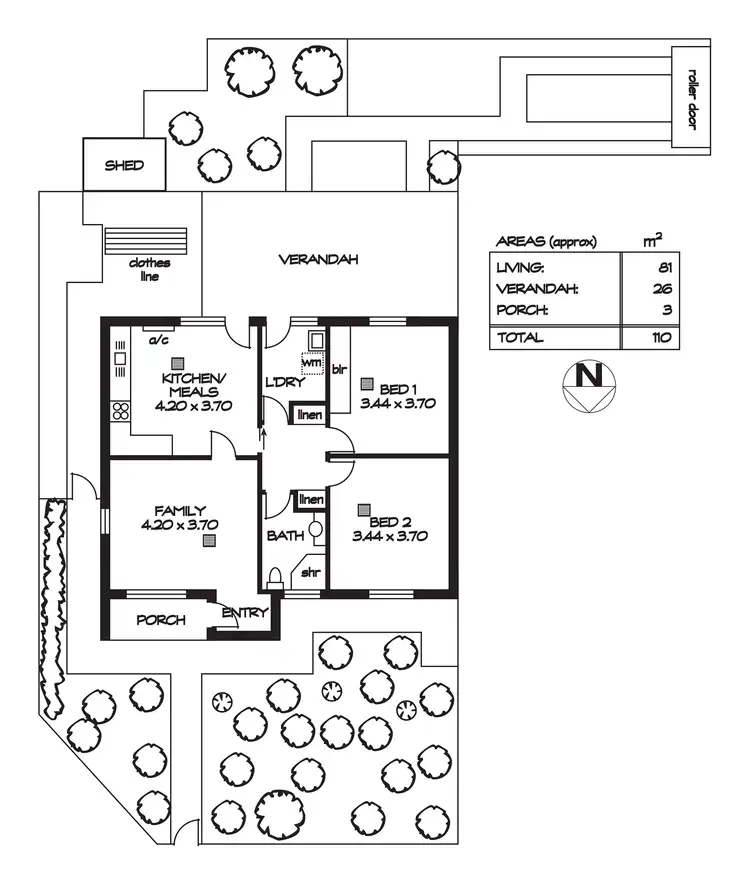 Floorplan of Homely house listing, 23 Claines Avenue, Morphettville SA 5043