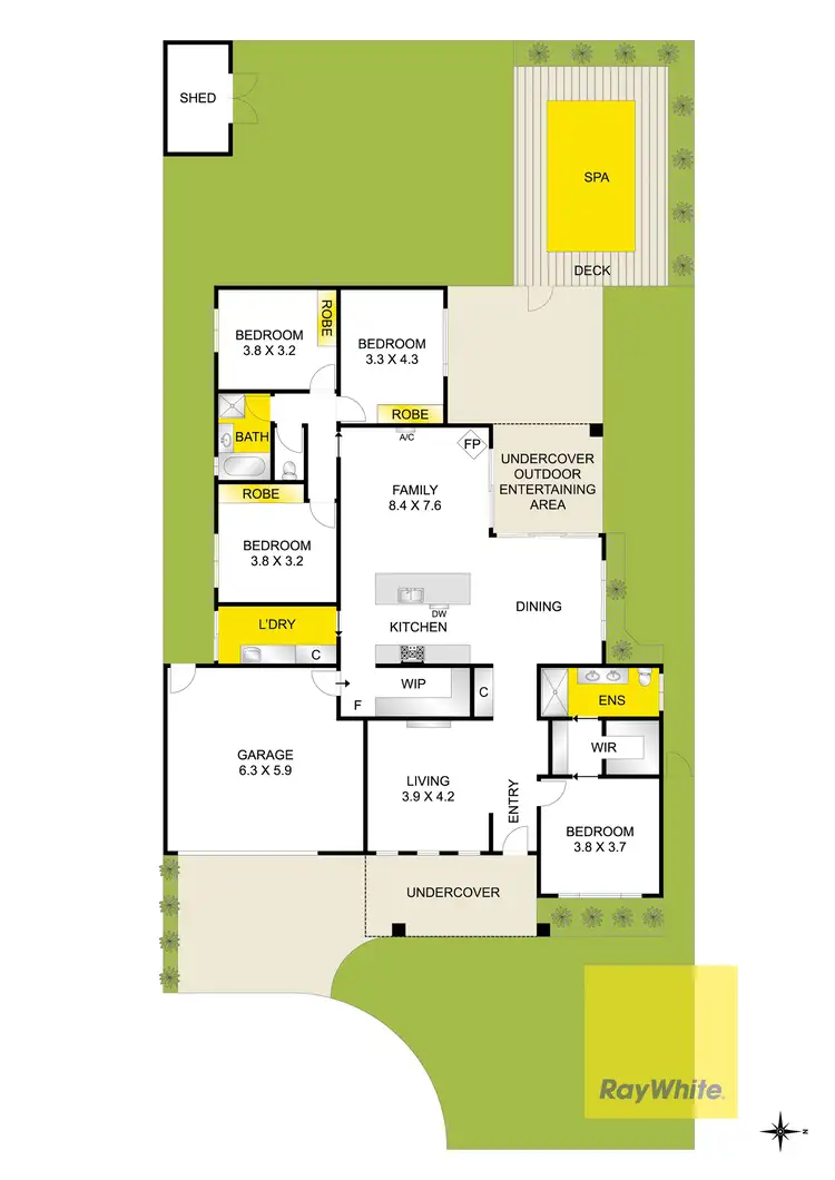Floorplan of Homely house listing, 7 Leo Court, Bannockburn VIC 3331