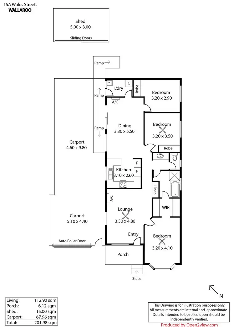 Floorplan of Homely house listing, 15A Wales Street, Wallaroo SA 5556