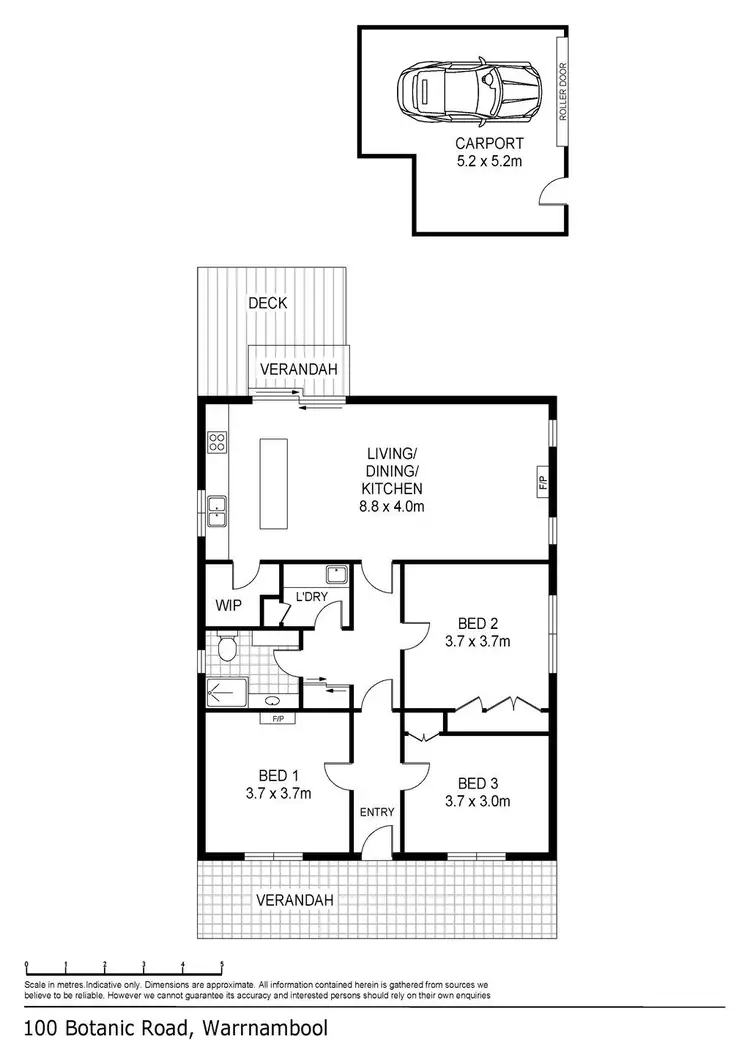 Floorplan of Homely house listing, 100 Botanic Road, Warrnambool VIC 3280