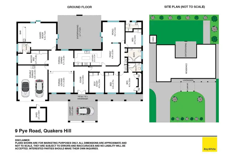 Floorplan of Homely house listing, 9 Pye Road, Quakers Hill NSW 2763