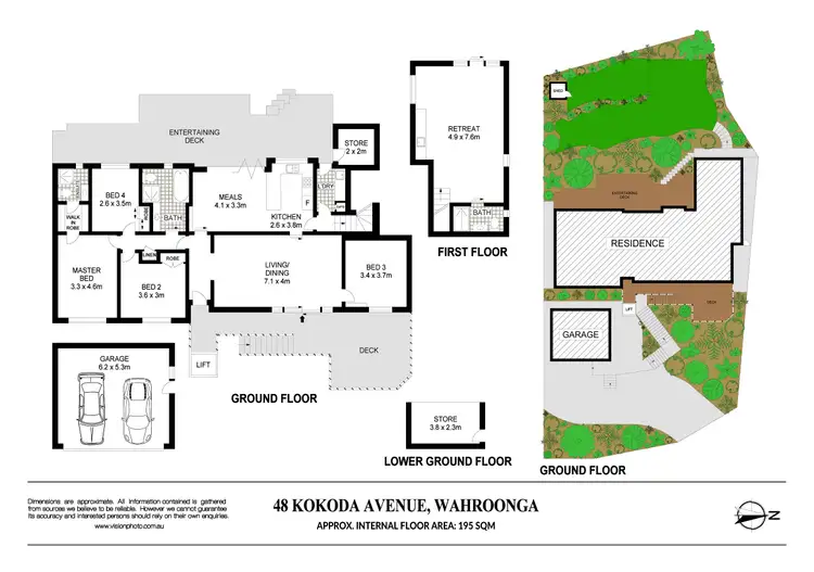 Floorplan of Homely house listing, 48 Kokoda Avenue, Wahroonga NSW 2076