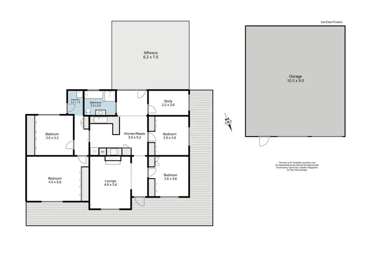 Floorplan of Homely house listing, 6 Crammond Street, Benalla VIC 3672