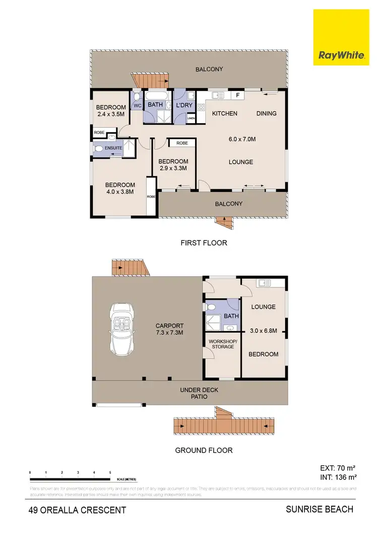 Floorplan of Homely house listing, 49 Orealla Crescent, Sunrise Beach QLD 4567