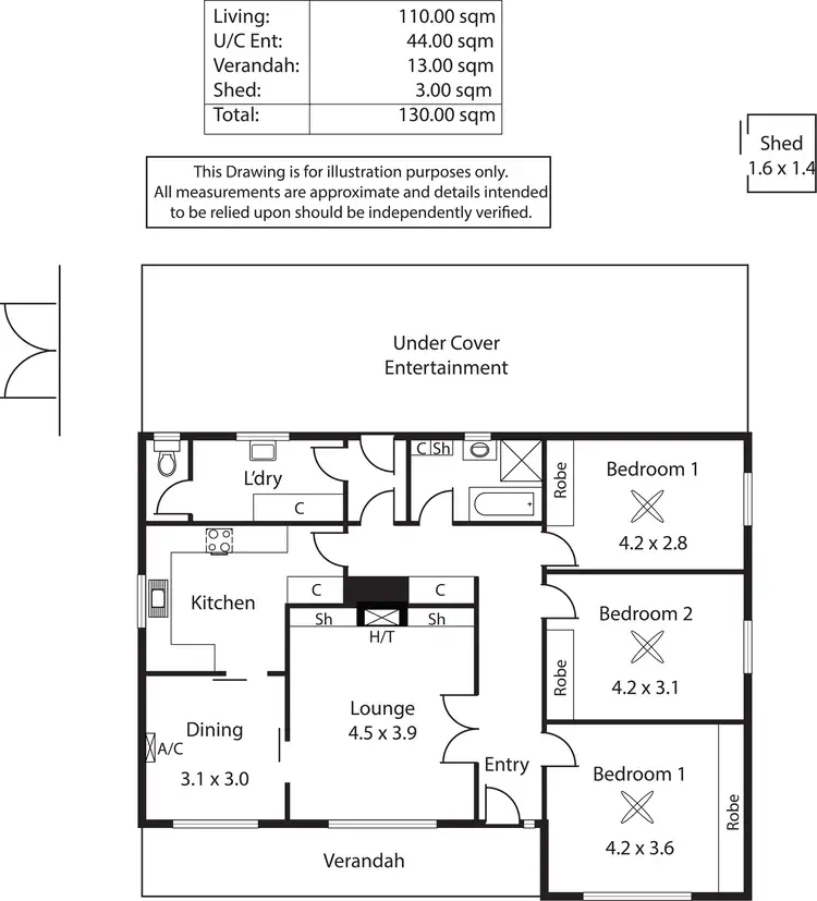 Floorplan of Homely house listing, 4 Pierson Street, Lockleys SA 5032