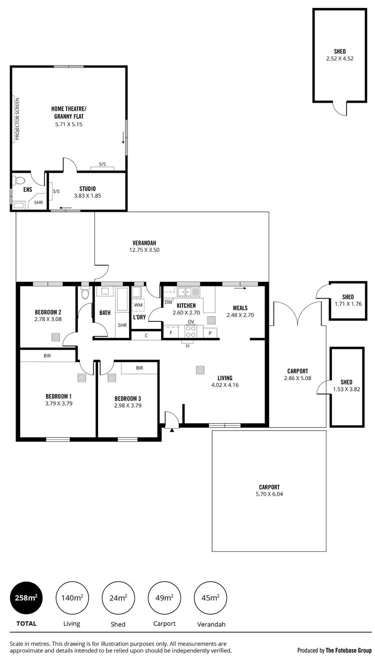 Floorplan of Homely house listing, 14 Carew Street, Reynella East SA 5161