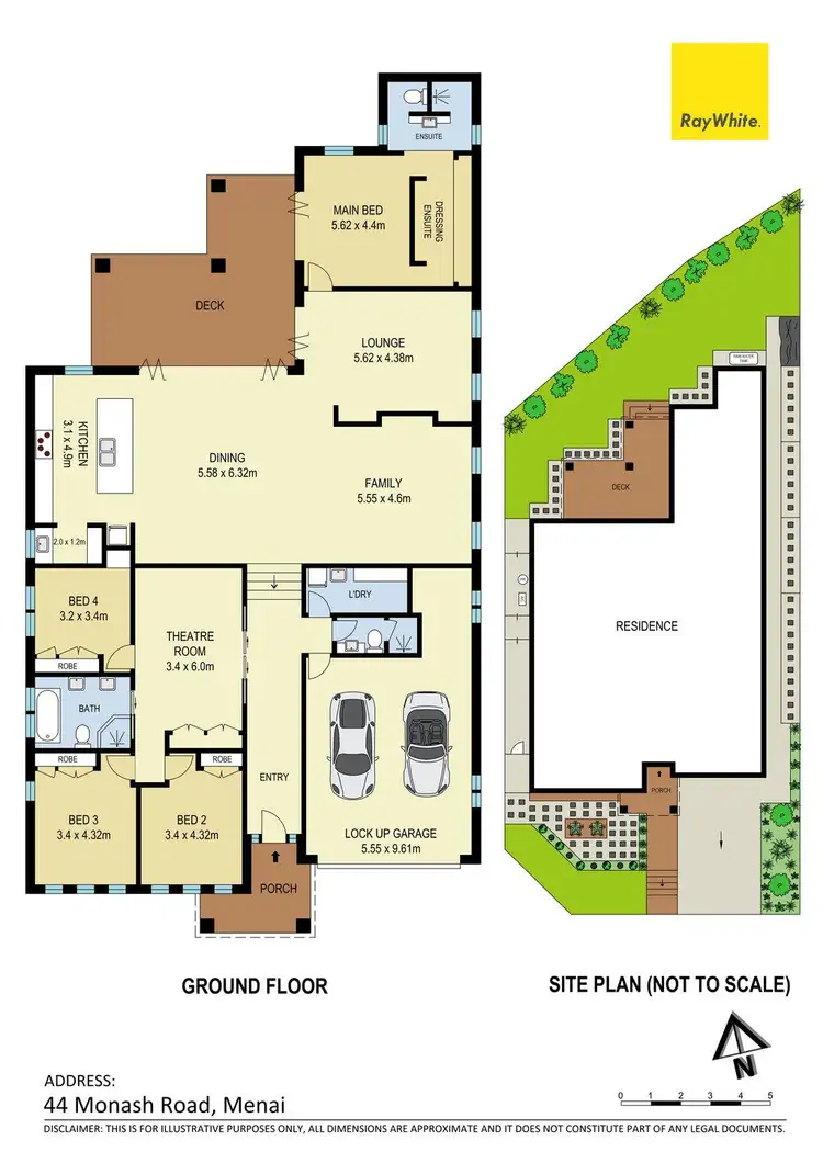 Floorplan of Homely house listing, 44 Monash Road, Menai NSW 2234
