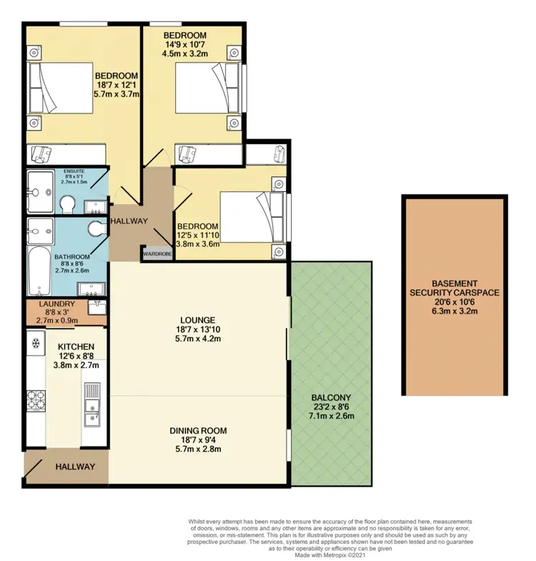 Floorplan of Homely unit listing, 202/10 Refractory Court, Merrylands NSW 2160