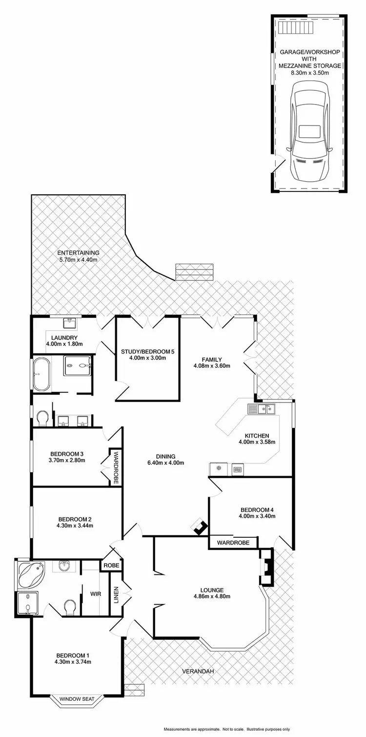 Floorplan of Homely house listing, 5 Camelot Drive, Cranebrook NSW 2749