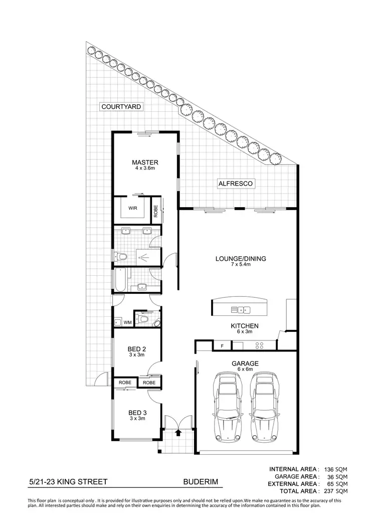 Floorplan of Homely unit listing, 5/21-23 King Street, Buderim QLD 4556