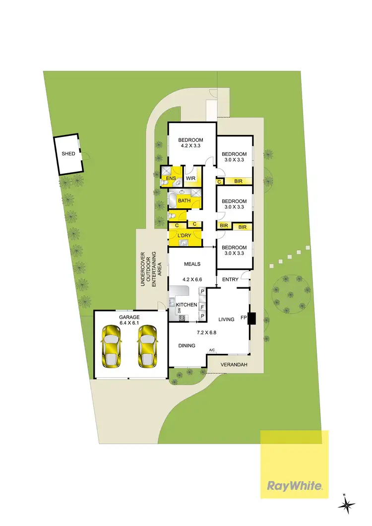 Floorplan of Homely house listing, 5 Glastonbury Drive, Highton VIC 3216