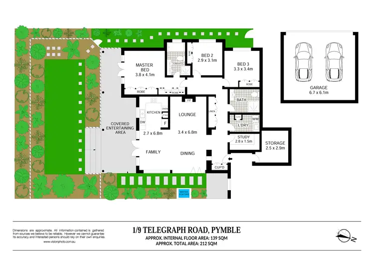 Floorplan of Homely apartment listing, 1/9 Telegraph Road, Pymble NSW 2073