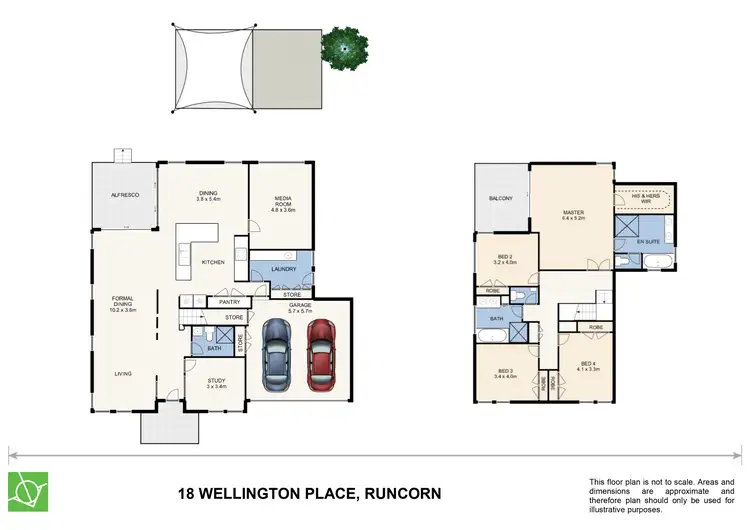 Floorplan of Homely house listing, 18 Wellington Place, Runcorn QLD 4113