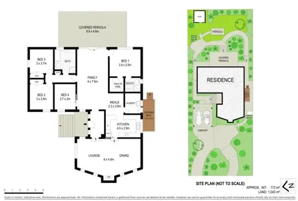 Floorplan of Homely house listing, 44 Yarra Road, Croydon North VIC 3136
