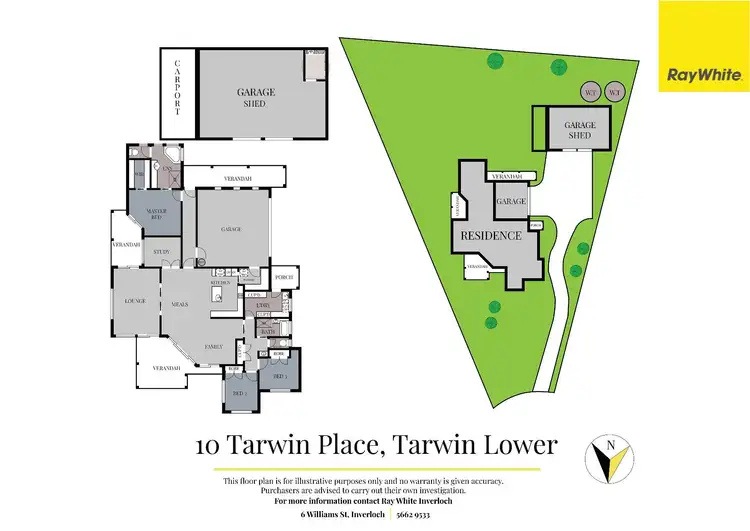 Floorplan of Homely house listing, 10 Tarwin Place, Tarwin Lower VIC 3956