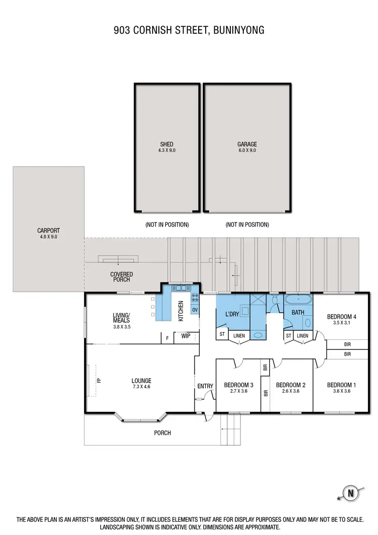 Floorplan of Homely house listing, 903 Cornish Street, Buninyong VIC 3357