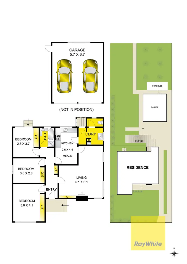 Floorplan of Homely house listing, 18 Weeroona Avenue, Hamlyn Heights VIC 3215