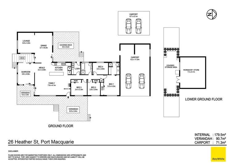 Floorplan of Homely house listing, 26A Heather Street, Port Macquarie NSW 2444