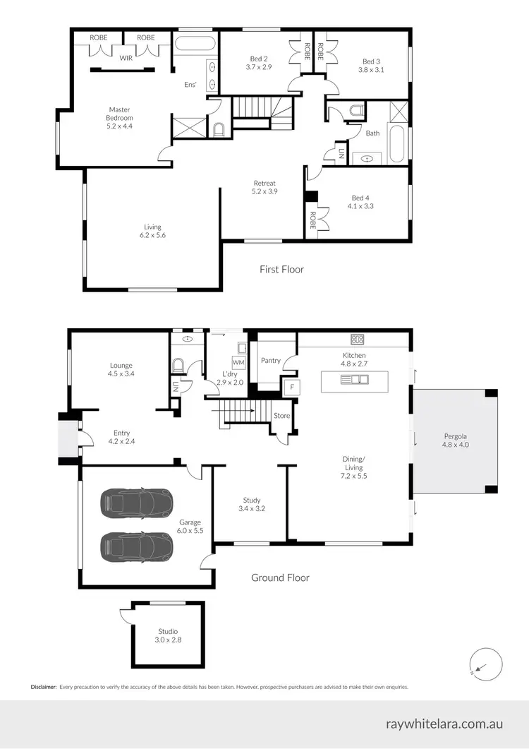Floorplan of Homely house listing, 50 Eastlakes Boulevard, Lara VIC 3212