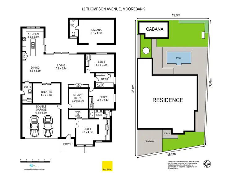 Floorplan of Homely house listing, 12 Thompson Avenue, Moorebank NSW 2170