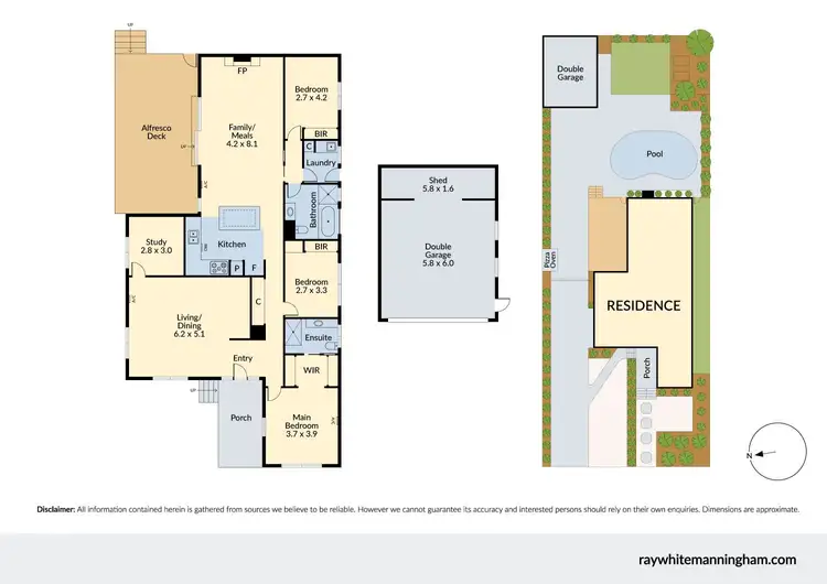 Floorplan of Homely house listing, 64 Yarra Road, Croydon North VIC 3136