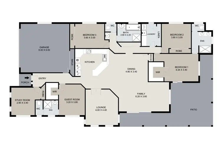 Floorplan of Homely house listing, 5 Sarah Court, New Auckland QLD 4680