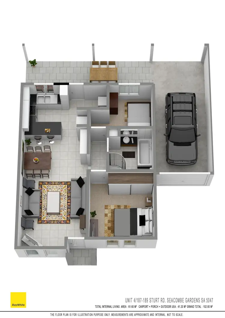 Floorplan of Homely house listing, 4/187-189 Sturt Road, Seacombe Gardens SA 5047